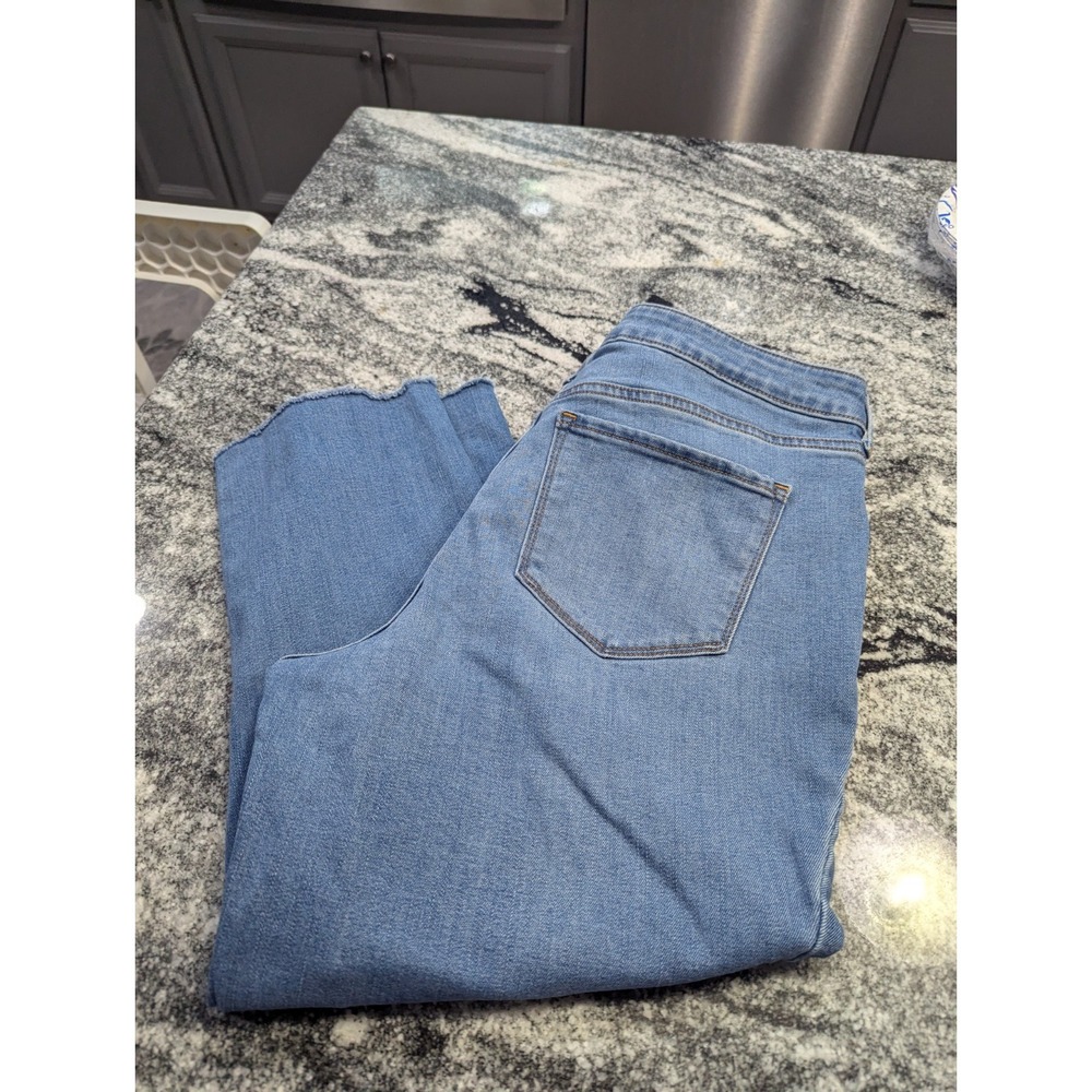 Old Navy Pop Icon Skinny Mid Rise Jeans Womens 14 Long Stretch Denim